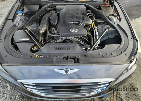 2015 Hyundai Genesis 3.8L from USA, damaged, VIN KMHGN4JE2FU070355